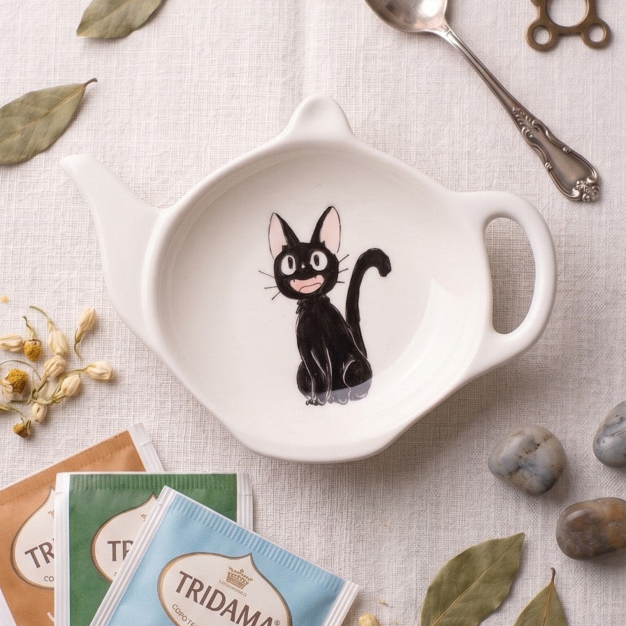 Poggiabustine da tè Gatto nero 1
