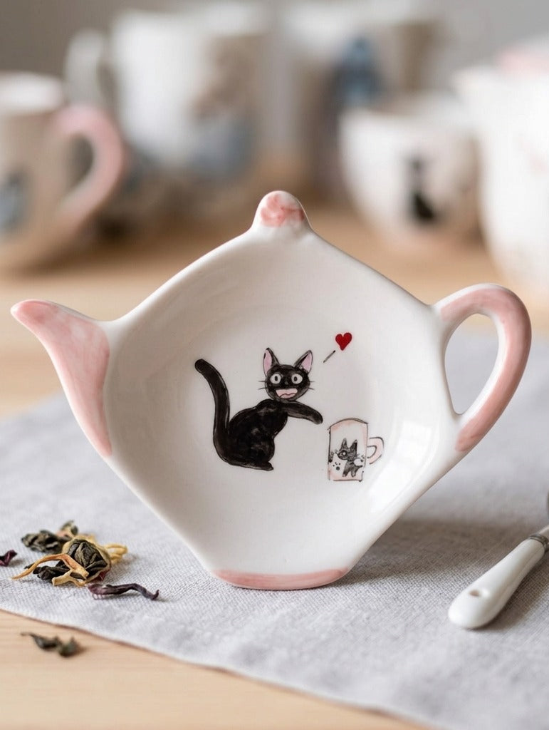 Poggiabustine da tè Gatto