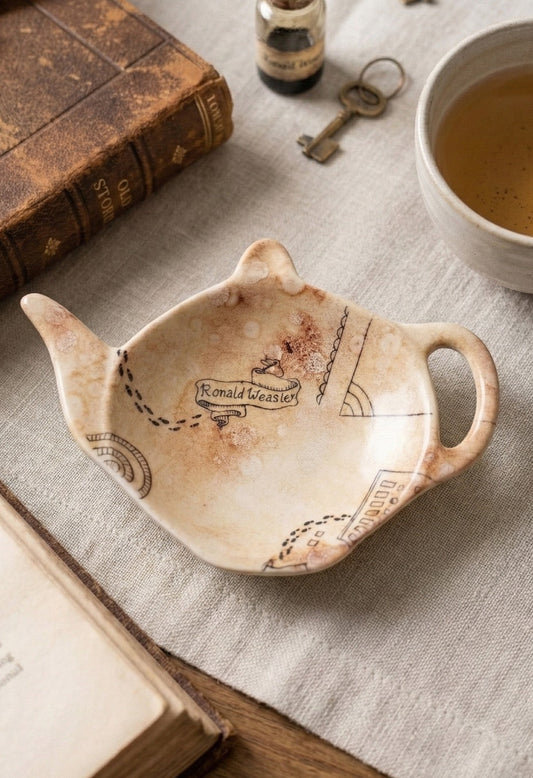 Poggiabustine da tè Mappa del Malandrino Ron Weasley