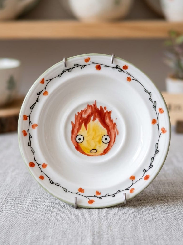 Piattino da muro Fuoco