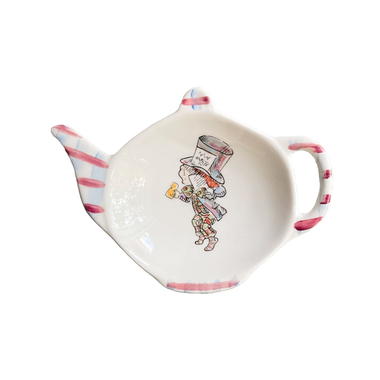 Poggiabustine da tè Cappellaio matto