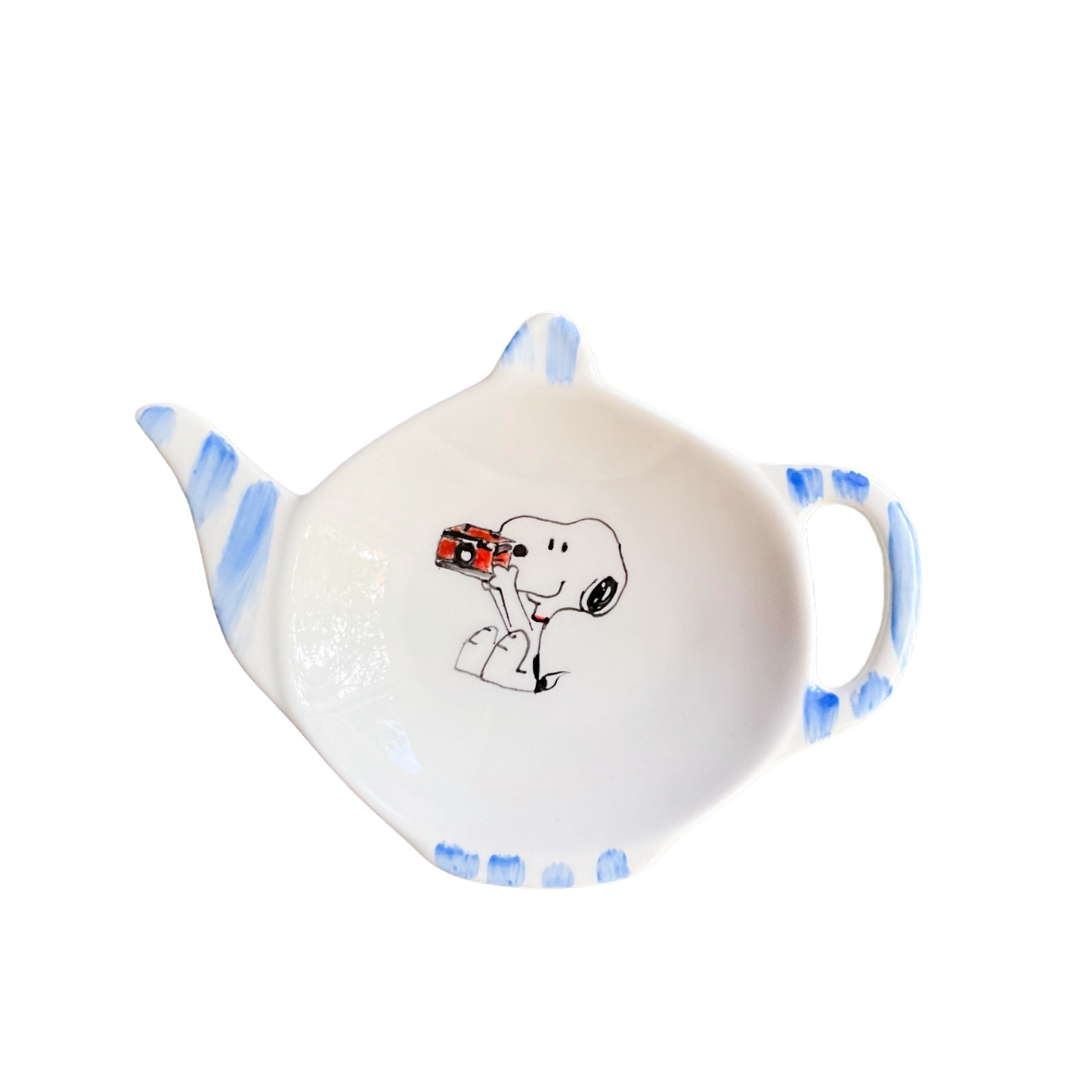 Poggiabustine da tè  Snoopy fotografo