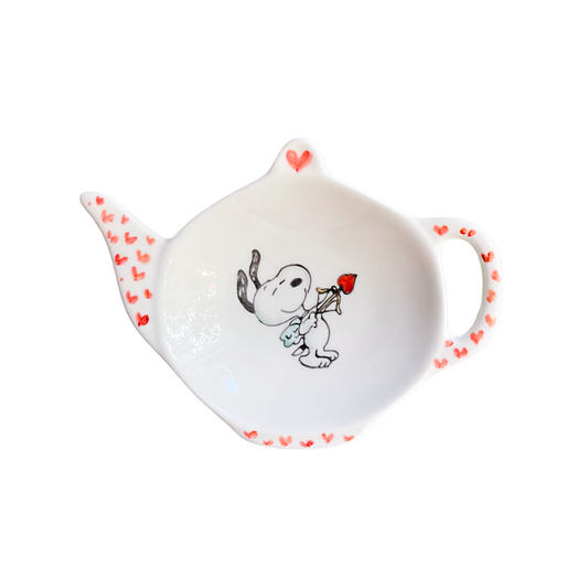 Poggiabustine da tè Snoopy Cupido