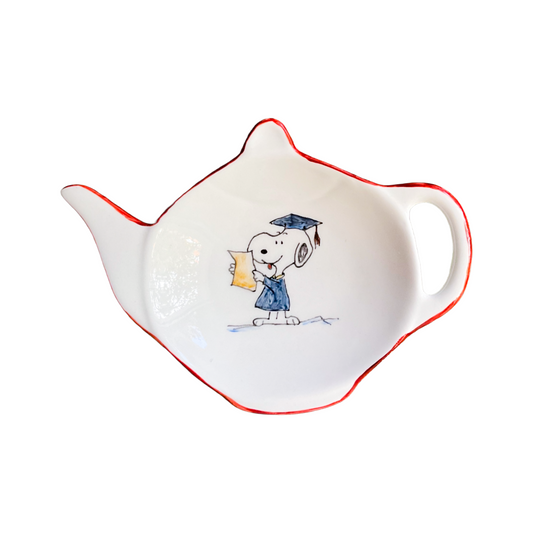 Poggiabustine da tè Snoopy Laureato